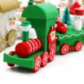 Новогоднее украшение, Рождественские деревянные Мини-поезда, Детский Рождественский подарок